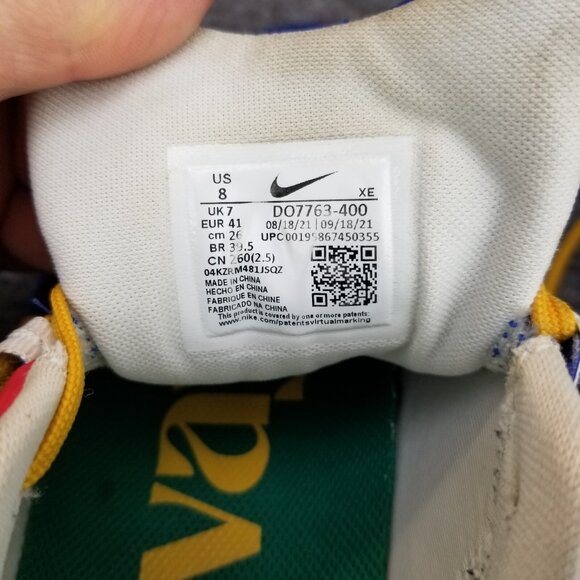 ✅Nike Air Zoom Pegasus 38 A.I.R. X Jordan Moss Running Shoe DO7763-400 Mens Sz 8 - Picture 2 of 11